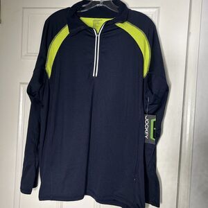 Men's Jockey Sport, Large, Quarter Zip Pullover, Lightweight, Athletic Fit NEW
